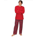 Pijamas de Natal PJs Rena com capuz em uma peça